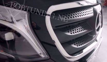 Afbeeldingen van Rvs grill omlijsting Mercedes vito w447 2014-
