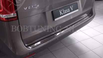 Afbeeldingen van Rvs Kofferbaklijst Mercedes Vito W447 / V-Class 2014-