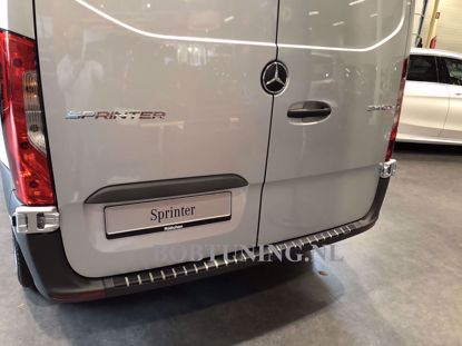 Afbeeldingen van Carbon rvs bumperbescherming Mercedes Sprinter W907 W910 2018-
