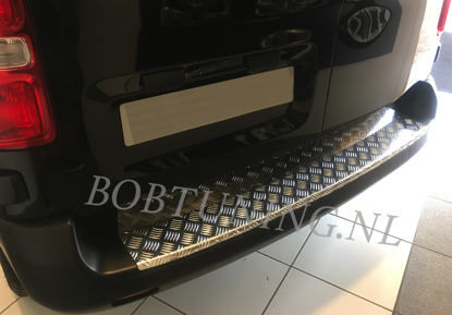 Aluminium bumperbescherming Citroën SpaceTourer, Jumpy, Peugeot Expert en Toyota Proace 2016-