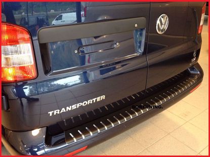 Afbeeldingen van Carbon rvs bumperbescherming Volkswagen t6 transporter / t6 multivan 2015-