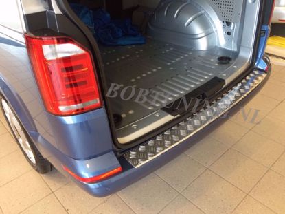 Picture of Aluminium traanplaat bumperbescherming Volkswagen T6 Transporter 2015+ | T6 Multivan 2015-2021
