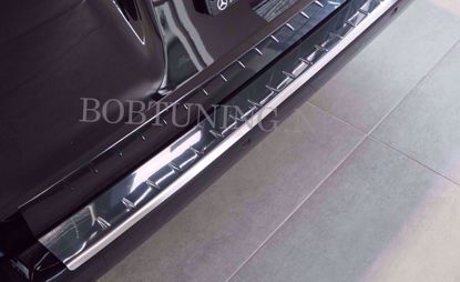 RVS bumperbescherming Mercedes Vito Viano W639 detail op achterbumper