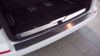 Detail van RVS bumperbescherming Volkswagen Crafter II 2016- schuin van boven gezien op de achterbumper