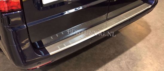 Afbeeldingen van Krasvrije RVS bumperbescherming Fiat Scudo | Citroën Jumpy | Peugeot Expert 2007-2016 | Toyota Proace 2013-2015