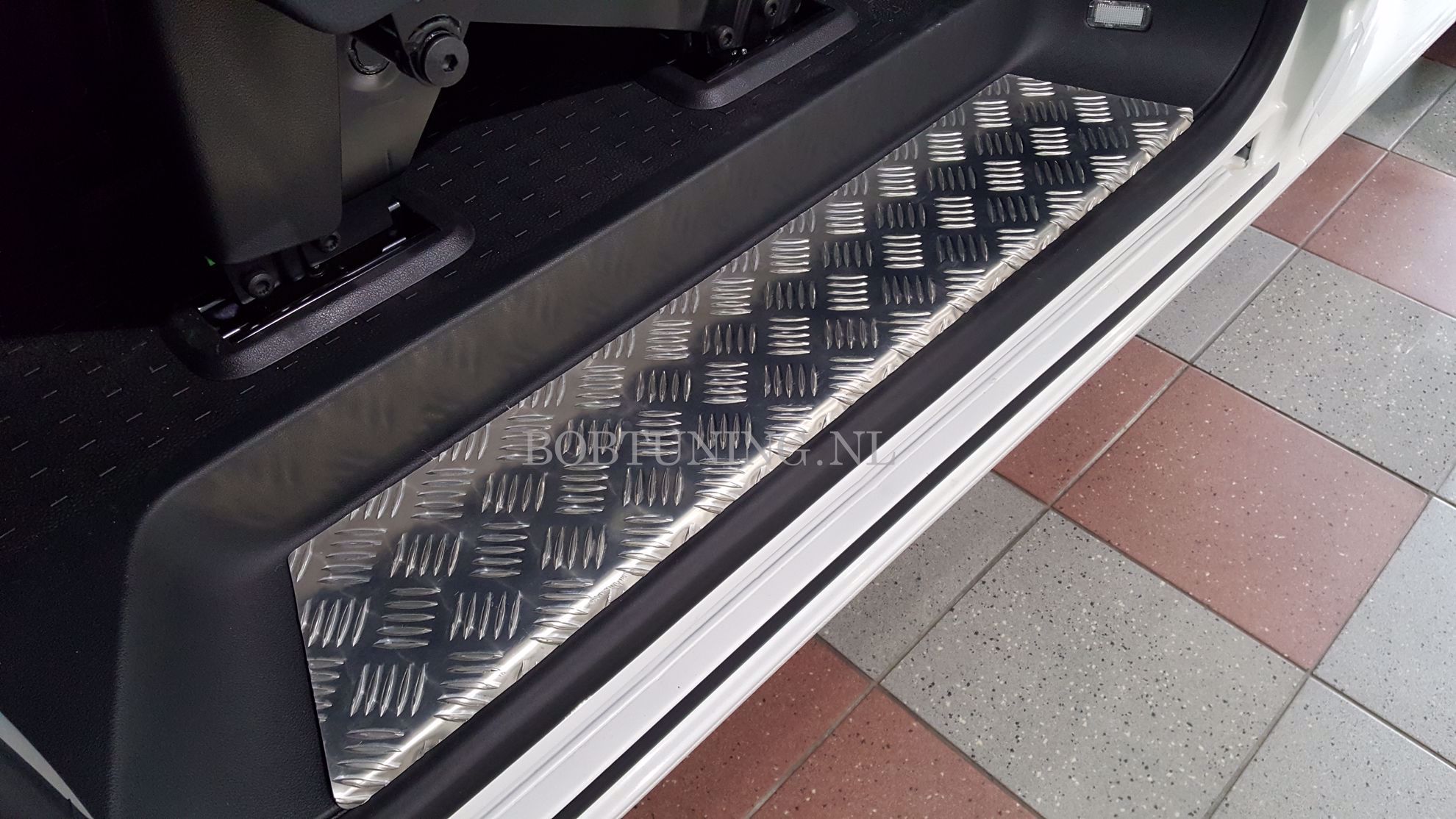 4 Stuks Rvs Auto Instaplijsten Protector voor Volkswagen Multivan (T7) Long 2021-,Roestvrijstalen Schopplaten,Auto Dorpel Pedaal Accessoire,Pedaal Bescherming,Anti Kras,Antislip