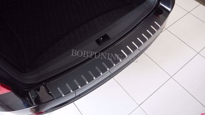 Picture of Carbon rvs bumperbescherming Mercedes e klasse w212 (4 deur) 2009-2013