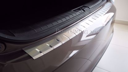 Afbeeldingen van Rvs bumperbescherming Mercedes ml w164 2005-2011