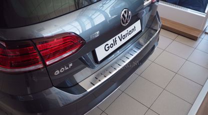 Afbeeldingen van Rvs bumperbescherming Volkswagen golf 7 (kombi) 2013-2019