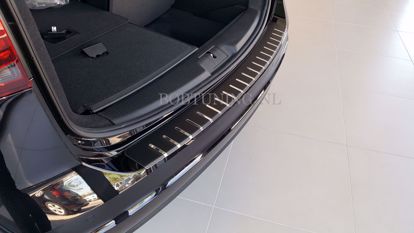 Afbeeldingen van Carbon rvs bumperbescherming Volkswagen golf sportsvan 2014-2019