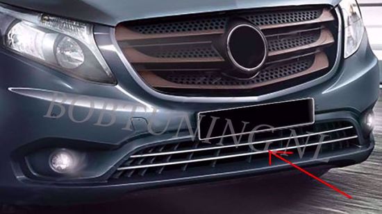 RVS bumper grill lijsten Mercedes Vito W447 2014-2020