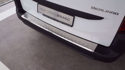 Afbeeldingen van Rvs bumperbescherming Citroen Berlingo | Peugeot Partner | Peugeot Rifter 2018 -