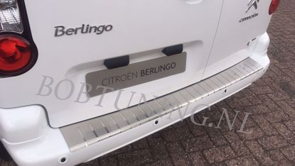 Afbeeldingen van Rvs bumperbescherming Citroen Berlingo | Peugeot Partner 2008-2018