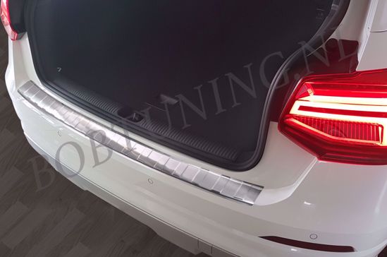 Afbeeldingen van Rvs bumperbescherming Audi Q2 2016-2020