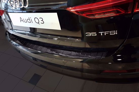 Afbeeldingen van Carbon fiber bumperbescherming Audi Q3 2018-
