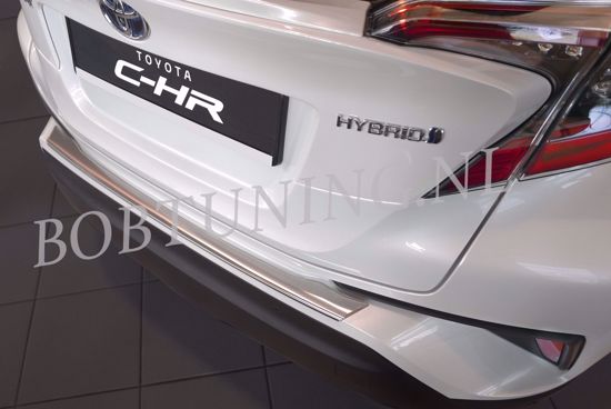 Afbeeldingen van Rvs bumperbescherming Toyota C-HR 2016+
