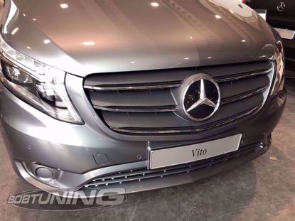 RVS grill lijsten Mercedes Vito W447 Facelift 2020-2024