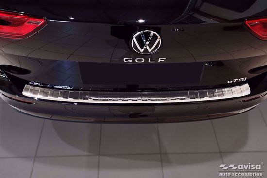 Afbeeldingen van Rvs bumperbescherming Volkswagen golf 8 (variant) 2020+