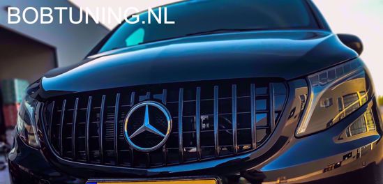 Afbeeldingen van Grill AMG GT GTR style Mercedes Vito w447 2014-2019 Panamericana zwart