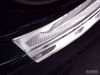 Afbeeldingen van Rvs (gepolijst + zilver  carbon fiber) bumperbescherming Porsche Cayenne 2017- (Performance)