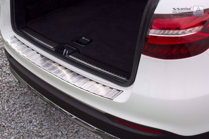 Afbeeldingen van Rvs bumperbescherming Mercedes GLC X253 (5 deur) Hybrid 2015-2018 | 2019-