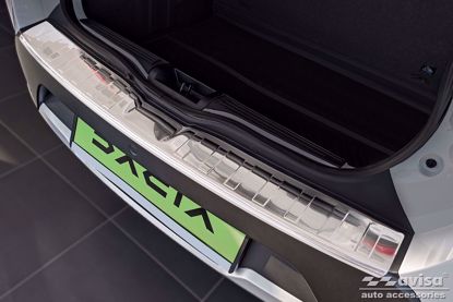 Afbeeldingen van Rvs bumperbescherming Dacia Spring (5 deur) 2021-