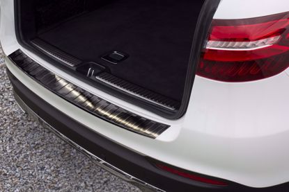 Afbeeldingen van Grafiet Rvs bumperbescherming Mercedes GLC X253 (5 deur) Hybrid 2015-2018 | 2019-