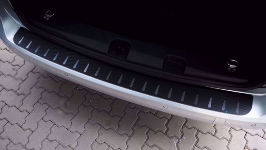 Carbon RVS bumperbescherming Mercedes Vito W447 2014-heden zonder omgebogen rand