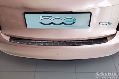 Picture of Rvs grafiet bumperbescherming Fiat 500e (3 deur) 2020-