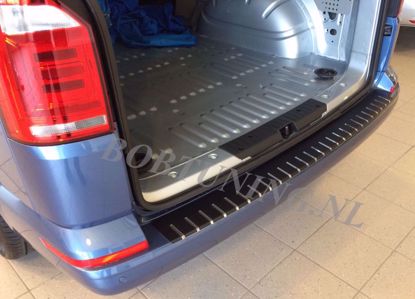 Afbeeldingen van Carbon rvs bumperbescherming Volkswagen Multivan 2021+