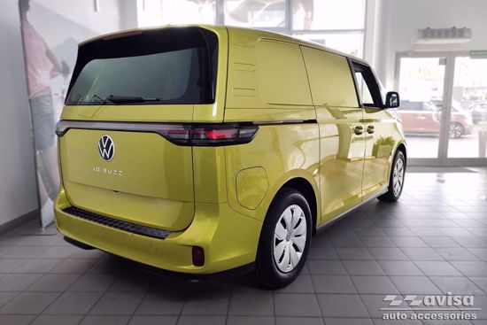 Afbeeldingen van Zwart Aluminium bumperbescherming Volkswagen ID Buzz 2022-