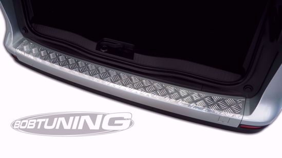 Aluminium traanplaat bumperbescherming Renault Kangoo 2021- gemonteerd op de achterbumper