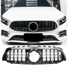 Picture of Grill AMG GT GTR style Mercedes A-klasse W177 06/2018-12/2022  Panamericana zwart