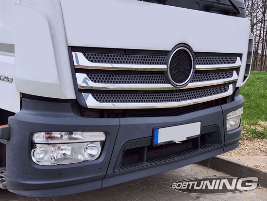 RVS grill lijsten Mercedes Atego 2013-