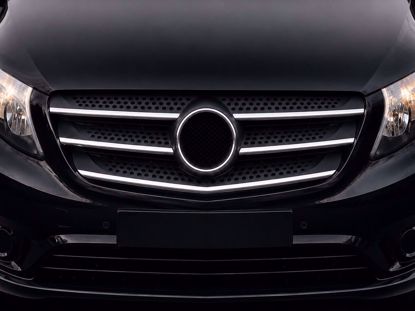 Afbeeldingen van RVS grill lijsten Mercedes Vito W447 2014-2019 – 5-delig