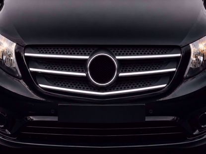 Smalle RVS grill lijsten Mercedes Vito W447 2014-2020 – 5-delig
