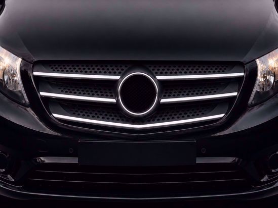 Smalle RVS grill lijsten Mercedes Vito W447 2014-2020 – 5-delig