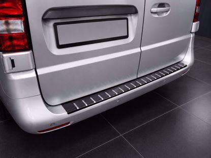 Afbeeldingen van Carbon rvs bumperbescherming Mercedes Vito W447 2014-2019 | 2020+