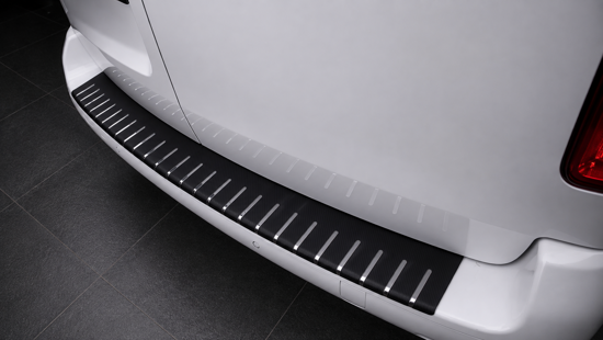 Afbeeldingen van Carbon Rvs bumperbescherming Mercedes Citan W420 2021-