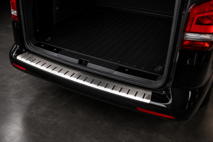 Afbeeldingen van Rvs bumperbescherming Volkswagen Transporter T5 | Multivan | Caravelle 2003-2015