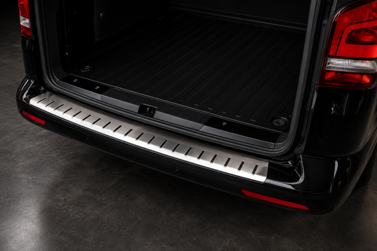 Afbeeldingen van Rvs bumperbescherming Volkswagen Transporter T5 | Multivan | Caravelle 2003-2015