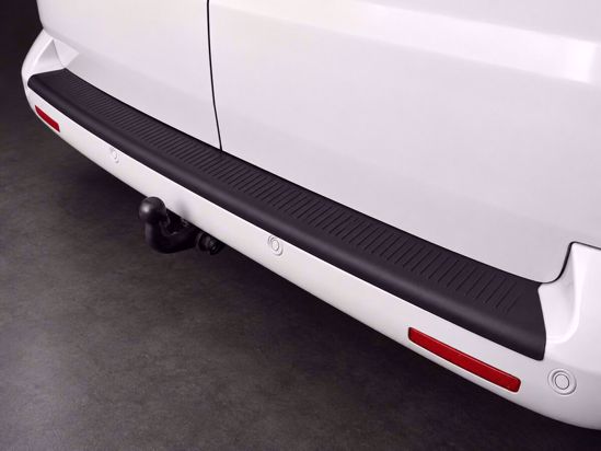 Kunststof bumperbescherming Volkswagen Transporter T6 en T6.1 2015-2024 met dubbele achterdeuren