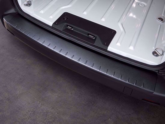 Zwart aluminium bumperbescherming Mercedes Vito W447 2014-heden 1270 mm