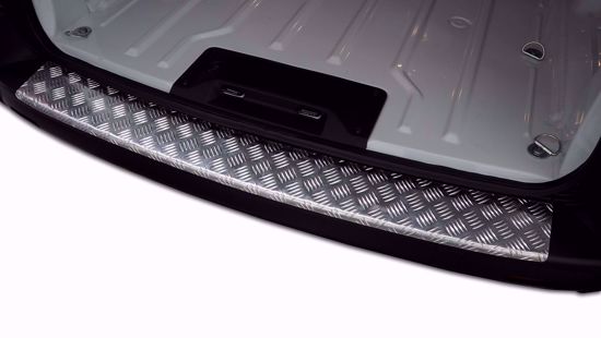 Aluminium traanplaat bumperbescherming Opel Vivaro 2001-2019 Renault Trafic 2001+ gemonteerd
