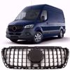 Mercedes Sprinter W907 W910 2018-2026 met Panamericana grill zwart hoogglans