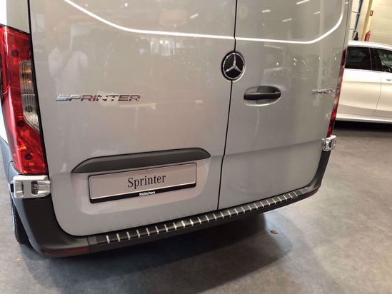 Carbon RVS bumperbescherming Mercedes Sprinter W907 W910 2018-heden