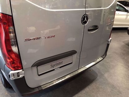 Geborsteld RVS bumperbescherming Mercedes Sprinter W907 W910 2018-heden